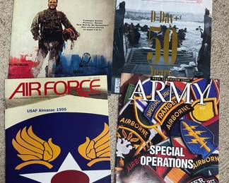Large collection Air Force magazines
Army & other military publications