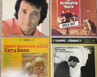 Herb Alperf& Tijuana Brass, Kingston Trio, Foggy Mountain banjo, Tchaikovsky