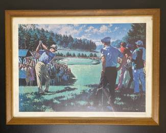 Arthur Sarnoff framed lithograph