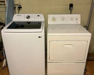 Samsung Washer and Kenmore Dryer