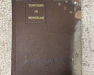 Tennyson’s In Memoriam antique