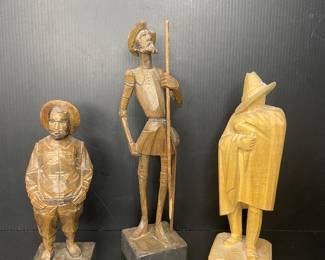 Carved wood figures