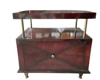 Vtg. Deco end tables (2)