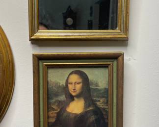 Mona Lis print framed