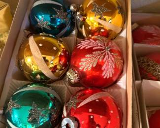 Vtg. Christmas balls