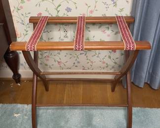 Vintage luggage stand