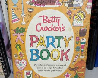 Betty Crocker Party Time cookbook vtg