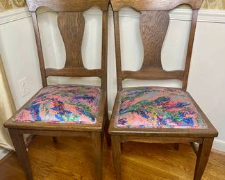 Vtg. dining room chairs set of 4
