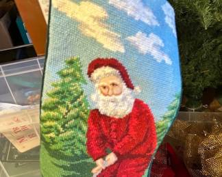 Golfing Santa