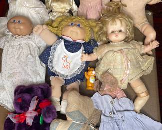 Vintage dolls: Cabbage Patch, Madame Alexander, Dan Deeq