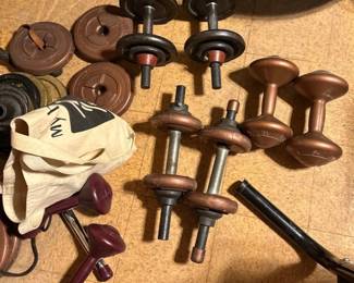 Free weights and barbells