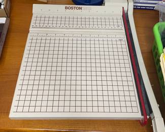 Boston vintage paper cutter