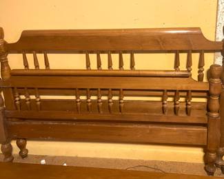 Maple bed frame
