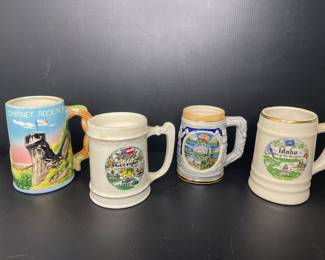 Vintage US State steins