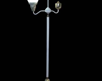 Vintage toleware floor lamp