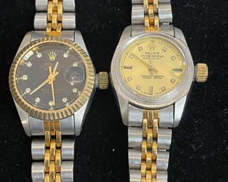Rolex womens two tone watches - authenticity being confirmed