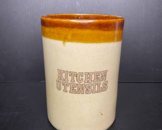 Vintage utensil crock