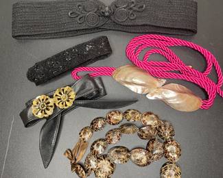 Vintage women’s belts