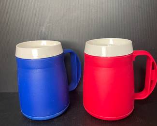 Vintage Thermos travel mugs