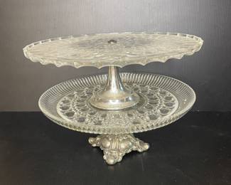 Vintage cake stands