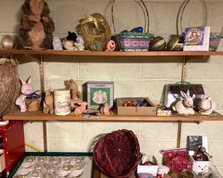 Easter and Valentines Day decorations