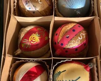 Vtg. Christmas balls