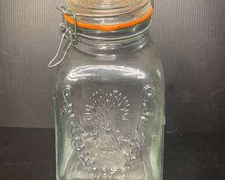 Vintage Peace Plenty jar
