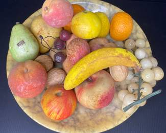 Alabaster fruit Italy