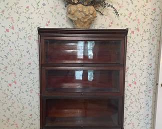 Vintage stacking class enclosed bookcase