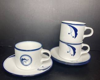 Dansk Flora Juniper tea set