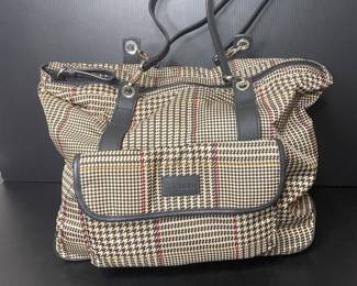 Ralph Lauren plaid tote