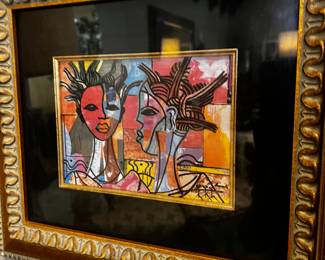 Cubist Original Print