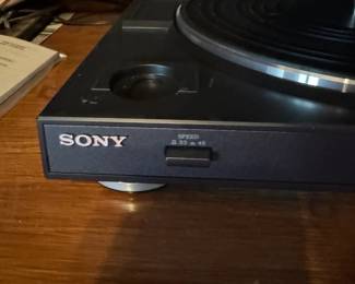 Sony turntable