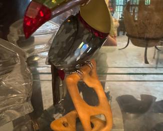 SWAROVSKI "BIRDS" Toucan. Crystal sculpture - RETIRED