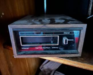 JCPenney 2 Channel/4 Channel Eight Track Tape Player, also known as a quadraphonic 8-track player