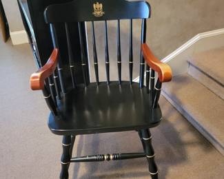 Charlotte Latin School Alumni chair dated 1970