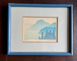 Contemporary Artwork--Framed/Matted "Islands" by Markgrat