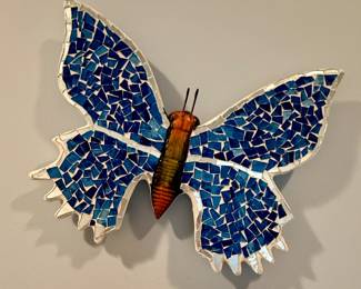 Mosaic Butterfly Wall Art