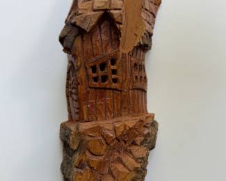 Cottonwood Bark Carving