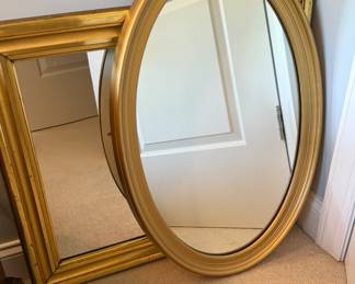 Gold Rimmed Mirrors