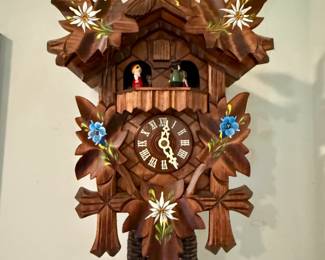 Vintage Swiss Romance Musical Cuckoo Clock