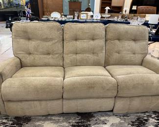 Another electric power reclining sofa!