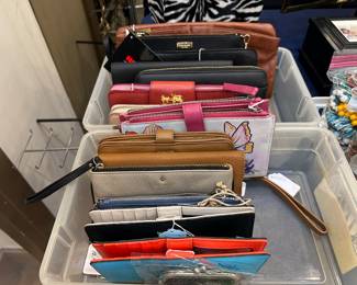Designer wallets and handbags