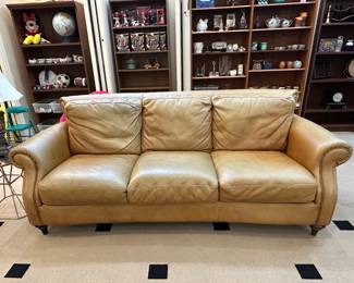 Natuzzi leather sofa
