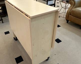 This table folds out when needed