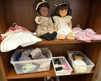 American Girl Samantha and Addie! Clothes for each.