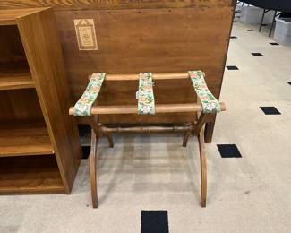 vintage luggage rack