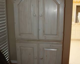 Vintage Cream Armoire - $750