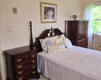 Full size Bed and Highboy dresser available. Night stand no longer available.