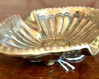 $48; brass ashtray; 5"x3"